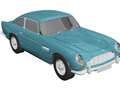 AUSTON MARTIN DB5 3D MODEL Low-poly 3D model