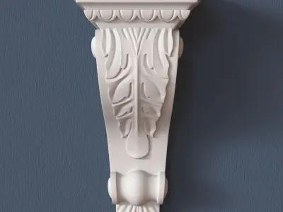 Decorative Corbel 3D model 15