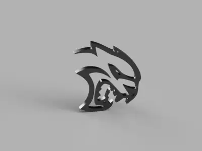 Hellcat Keychain 3D Print Model 3D print model