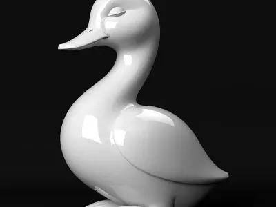 Duck Statue 3D print model
