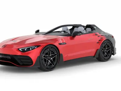 Mercedes AMG pure speed concept 2025 3D model