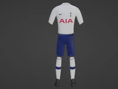 Tottenham Sportwear Low-poly 3D model