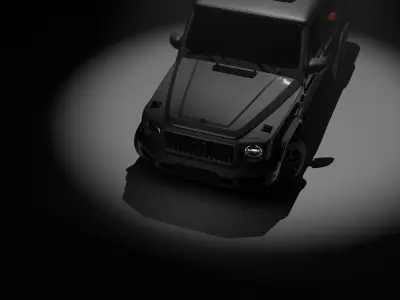 High Poly Mercedes G-Wagon 3D Model for Rendering and Animation 3D model