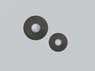 Silver Bottles - Garrafas de Prata Low-poly 3D model