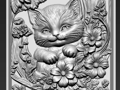 Cat A20 3D print model