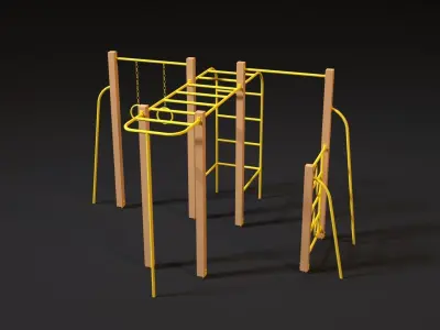 Sports complex 3 3D model