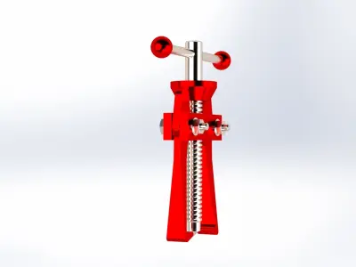 Puller screwdriver 3D model