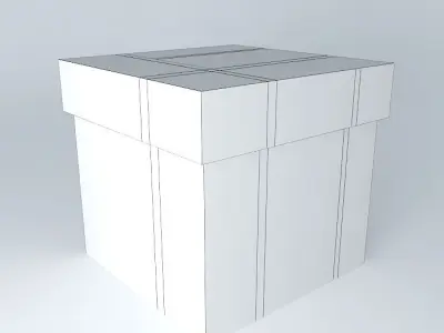 Mondrian box Mondrian box ornament decorative object Free 3D model