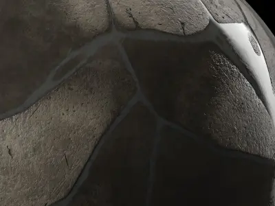Pavement Materials 88- Sbsar Pbr 4k Seamless Texture