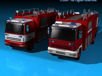 Firetruck fire truck 3D model