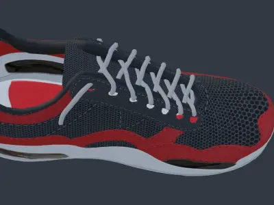 Sneaker Low-poly Low-poly 3D model