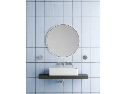 Bathroom Set 011 3D model