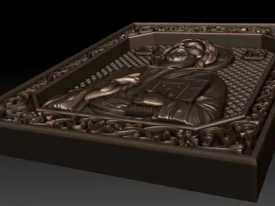 Jesus Christ Icon 3D model