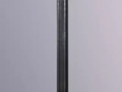 BackWallPillar Low-poly 3D model