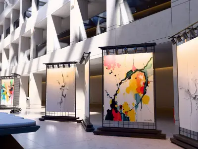 Modern Art Gallery 3D model