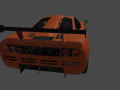 1995 mclaren f1 gtr Low-poly 3D model