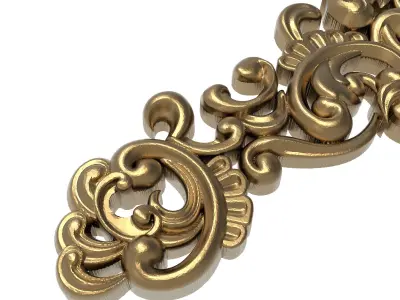  decorative pattern ready for 3D printing 3D model