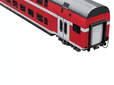 Doppelstock Sitzwagen DBz 750  3D model