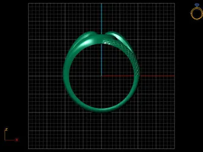 Fancy Womens Rings Plain Rings Ready STL 3DM Models Rings 3D print model 5