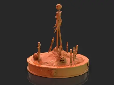 Jack Skelligton 3D Print 3D print model