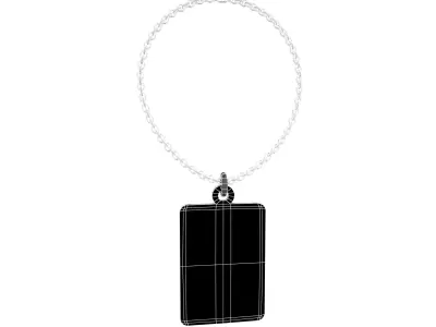 Necklace v1 003 Low-poly 3D model