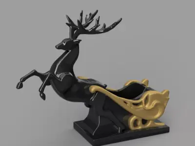luxury - planter - vase - urn - candy dish - candle holder 3D print model