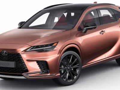Lexus RX500 F-sport 2023 3D model