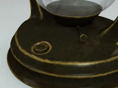 Antique Oil Lantern 3D model