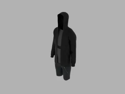 Sport Suit Low-poly 3D model 50