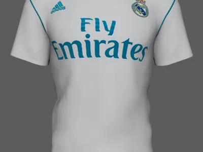 T-Shirt Real Madrid 3D model