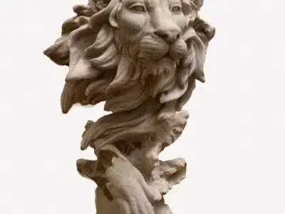 Lion Decoration Sculpture scan 3D model purchase