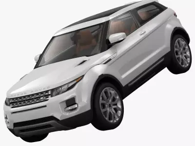 Range Rover Evoque Coupe 2011 3D model