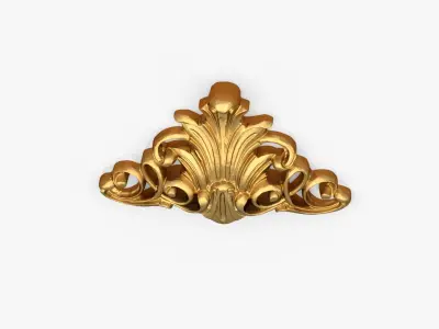 Classic decor ornament 108 3D model