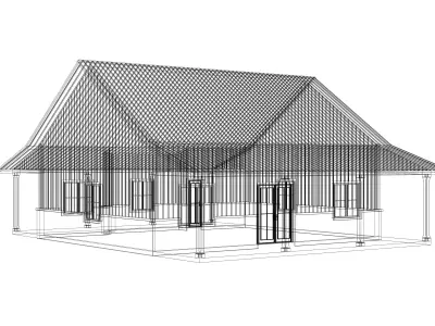 Barndominium House 07 -Archimple LLC 3D model