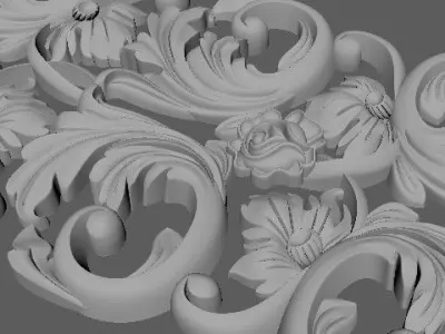 dekor ornament 3D model shop
