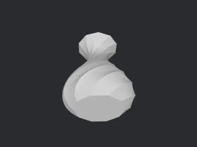 Vase model Low-poly 3D model