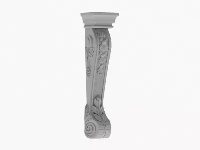 Scroll Corbel 43  3D model