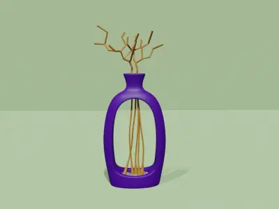 Empty Vases 02 - Modern Plant Vase - STL Printable 3D print model