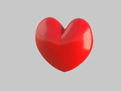 Heart icon v 13 3D model