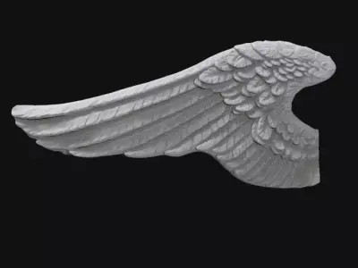 3D Model Wings angel wing 3D print model