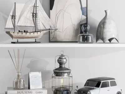 Decorative set016 3D model