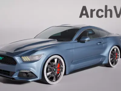ArchViz Car Assets P02 - Unreal Engine 5 3D model