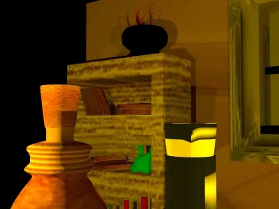 Room Design Low-poly 3D model purchase