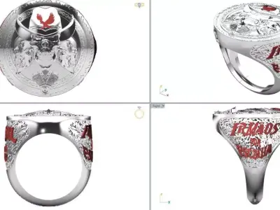 Ring 3D print model Free 3D print model