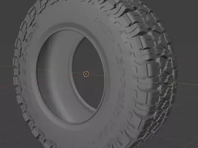 OFF-Road Tire 3D model