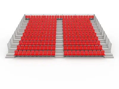Bleachers 7 3D model