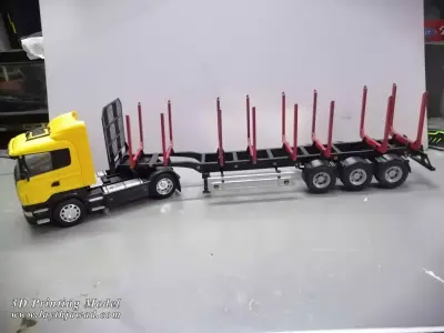 Trailer for Carrying Logs 3D print model