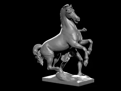 Horse Sculpture 3D print model