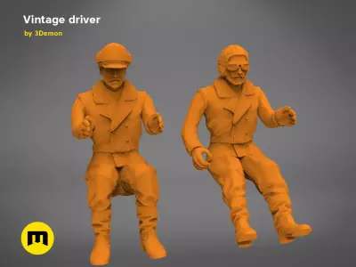 Vintage driver 3D print model