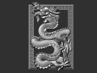 dragon 3D print model